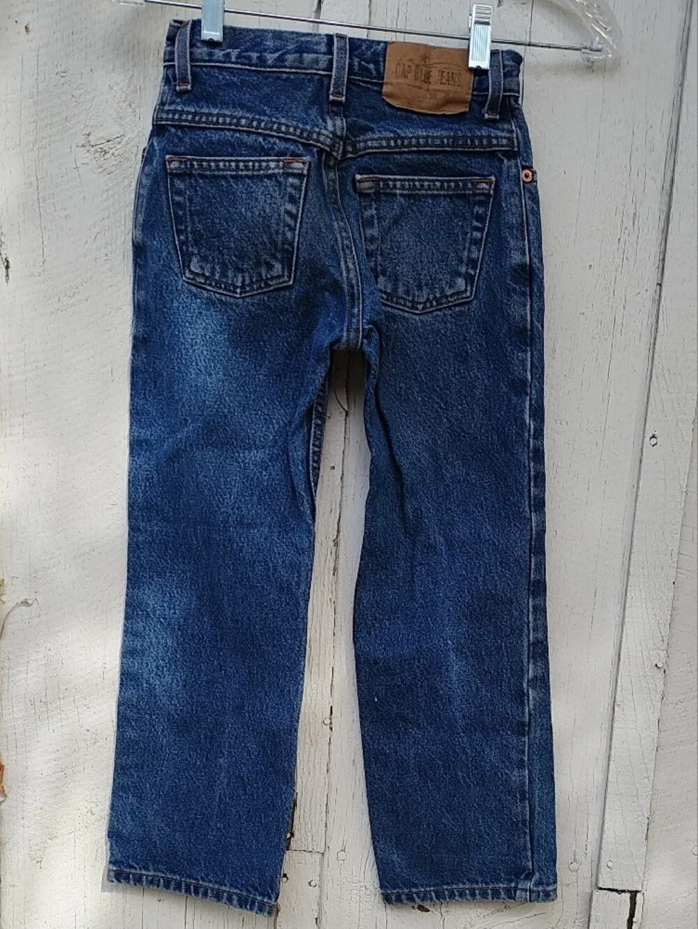 GAP Indigo Blue Boys' Straight-Leg Jeans, Easy Fit Size 7